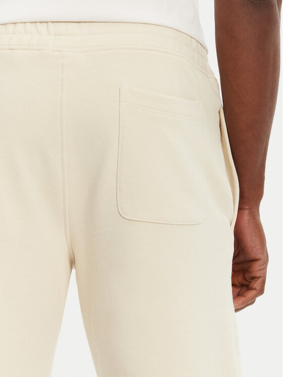 Guess Guess Pantaloni scurți sport M5GD10 KCN01 Écru Regular Fit
