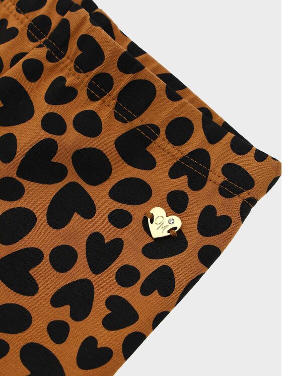 Original Marines Original Marines Legginsy DCA1466NF Brązowy Slim Fit