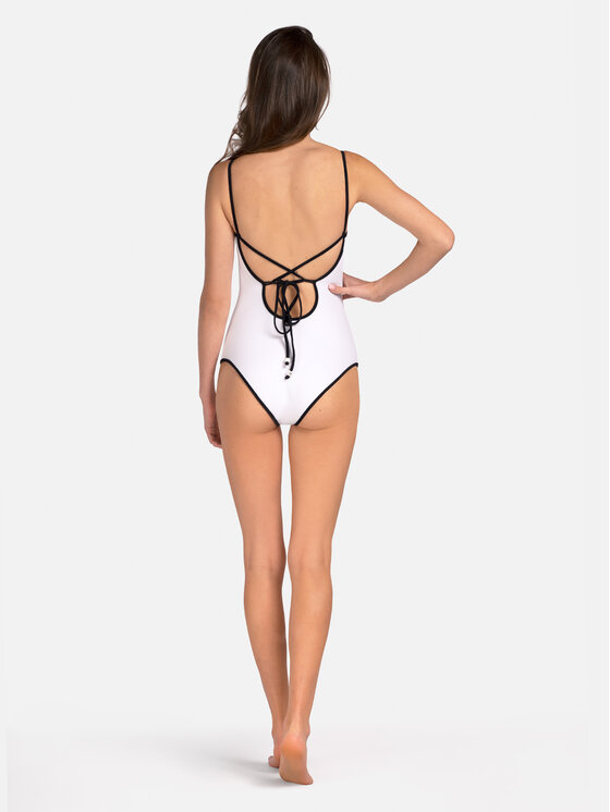 Miss Lou Miss Lou Costume da bagno J-AW1-B Bianco