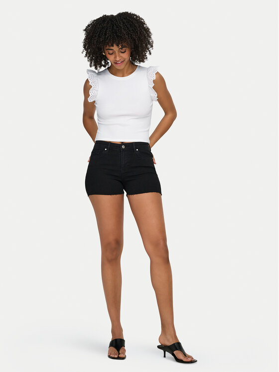 ONLY ONLY Top Mathilda 15308890 Biela Regular Fit