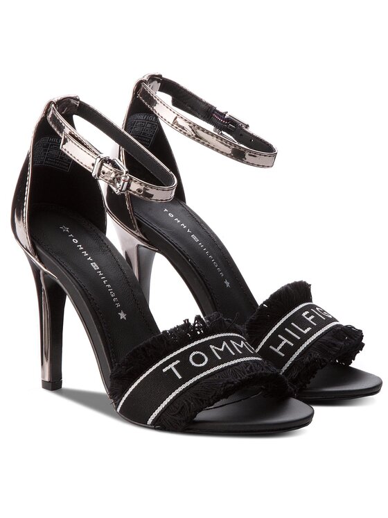 Tommy hilfiger mirror 2025 metallic flat sandal