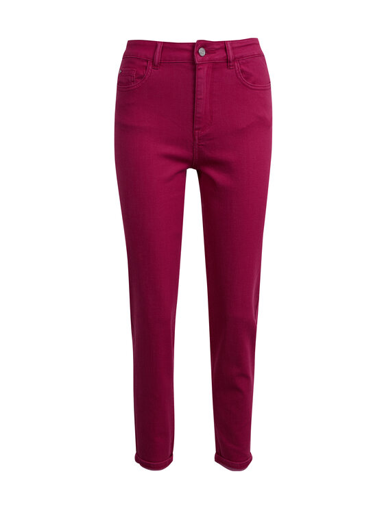 Orsay Orsay Jeansy 314096317000__42 Różowy Slim Fit