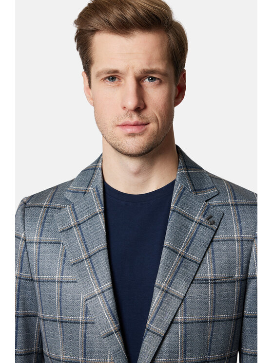 Lancerto Lancerto Marynarka Cincinnati MA131124000007 Szary Slim Fit