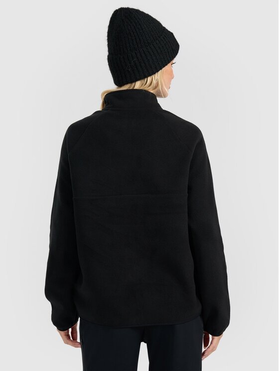 4F 4F Felpa di pile 4FRAW25TFLEF450-20S Nero Oversize