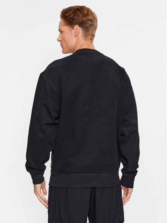 BOSS Boss Džemperis WeBikerGear 50497103 Juoda Relaxed Fit