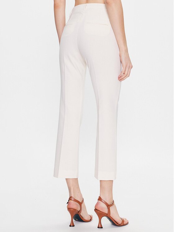 Marella Marella Spodnie materiałowe India 2331312331 Beżowy Regular Fit