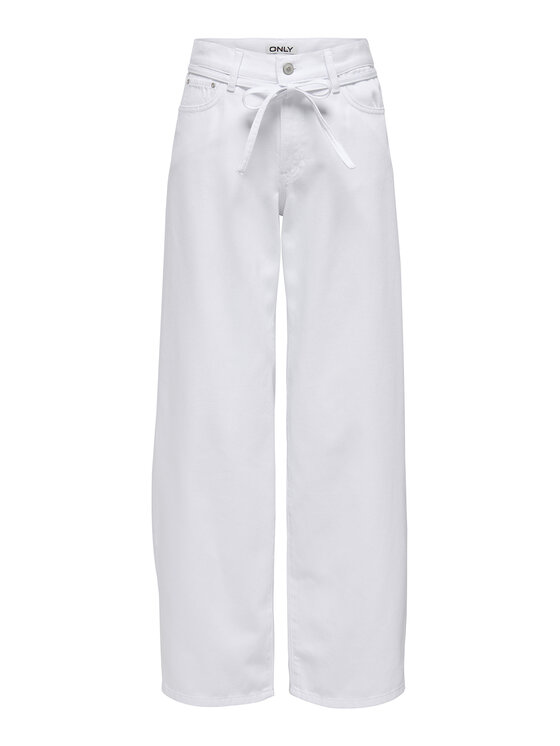 ONLY ONLY Džínsy Gianna 15363227 Biela Balloon Fit