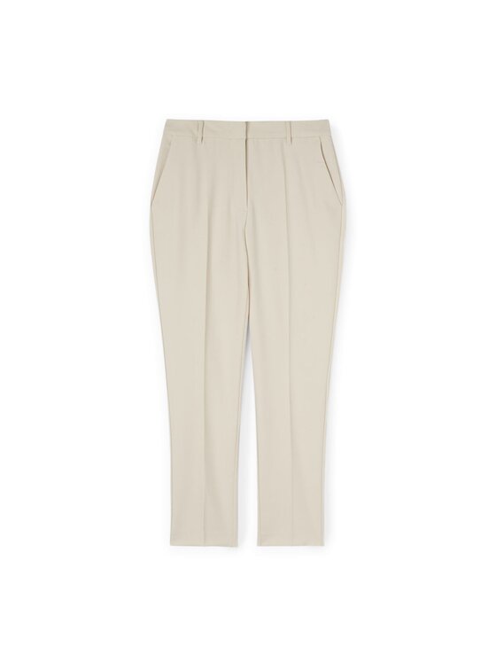 Motivi Motivi Pantaloni di tessuto P203Q003759N002 Bianco Regular Fit