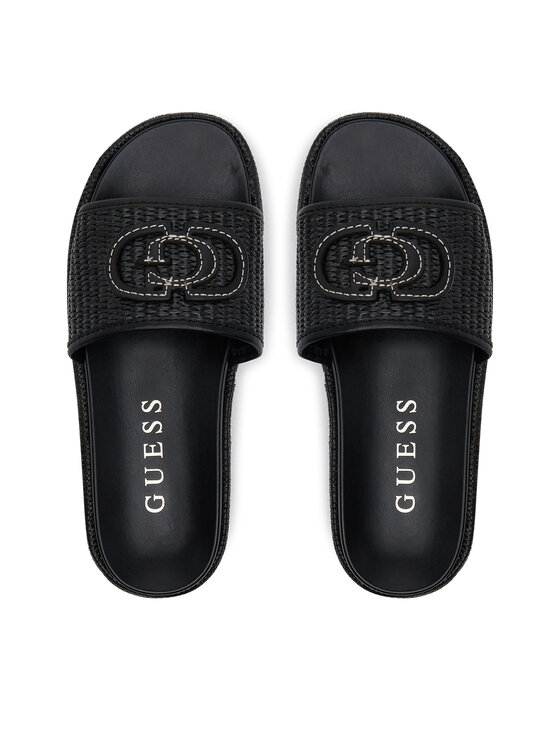 Guess Guess Pantoletten FLJLNY FAB19 Schwarz