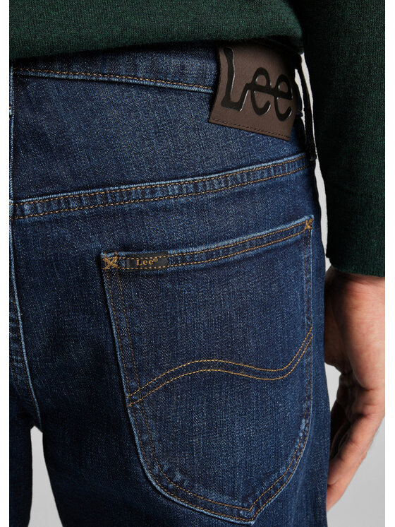Lee Lee Jeansy DAREN ZIP FLY Niebieski Straight Fit