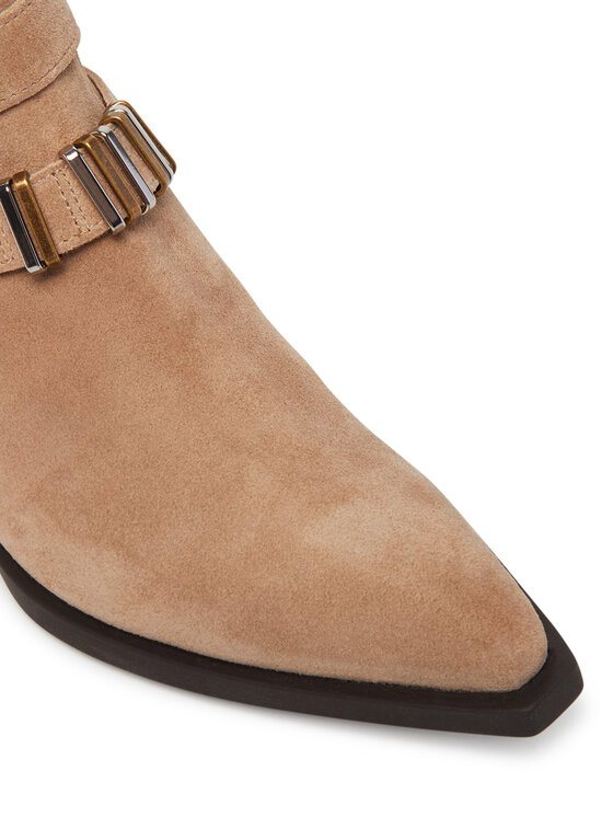 PINKO PINKO Kovbojské topánky Tex 13 SD0343 P002 Béžová