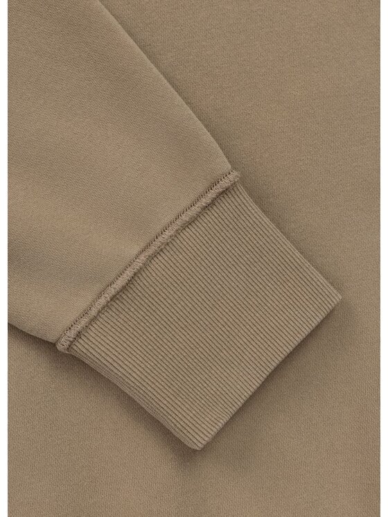 PITBULL PITBULL Bluza HACKETT Brązowy Regular Fit