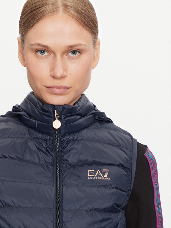 EA7 Emporio Armani EA7 Emporio Armani Bezrękawnik 6DTQ06 TNGPZ Granatowy Regular Fit
