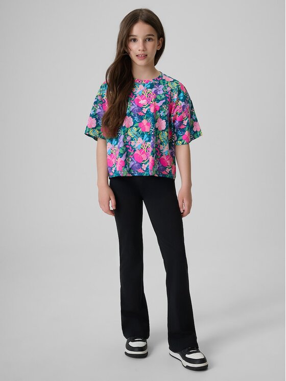 4F 4F Tričko 4FJRAW26TTSHF4243-90A Farebná Boxy Fit