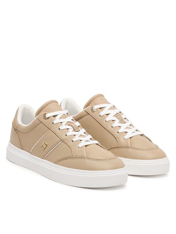 Tommy Hilfiger Tommy Hilfiger Сникърси Th Feminine Cupsole FW0FW09600 Бежов