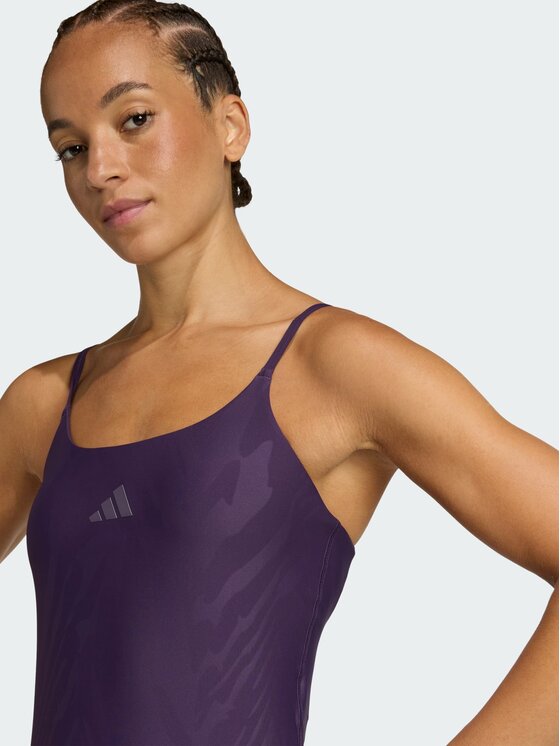 adidas adidas Koszulka techniczna 154297 Fioletowy Slim Fit