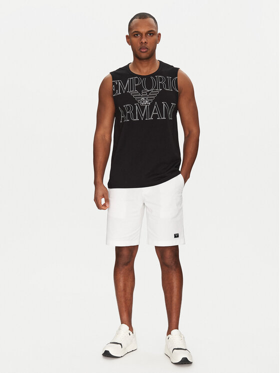 Emporio Armani Underwear Emporio Armani Underwear Tank top marškinėliai EM000572 AF12326 UC001 Juoda Regular Fit