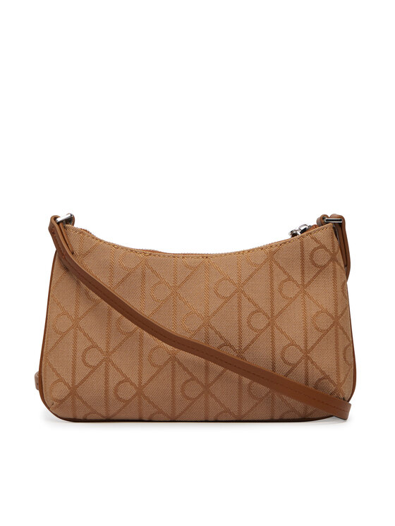Calvin Klein Calvin Klein Kabelka Emblem Aop LV04F1164G Hnedá