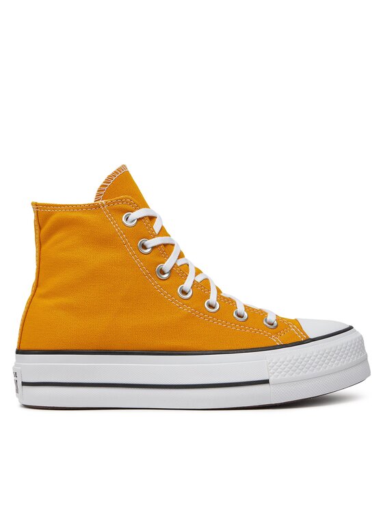 Női Tornacipő Converse, Méret: 35, Sárga, Chuck Taylor All Star Lift Platform HI A06506C