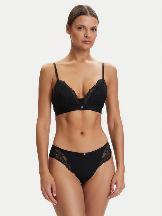 BOSS BOSS Podprsenka Bralette Blossom 50556193 Černá