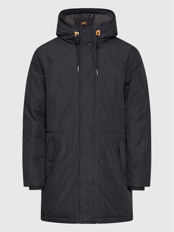 Lee Lee Parka Essential L88COD01 112141013 Schwarz Regular Fit