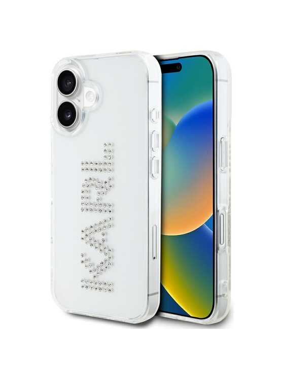 KARL LAGERFELD KARL LAGERFELD Etui na telefon iPhone 16 Przezroczysty