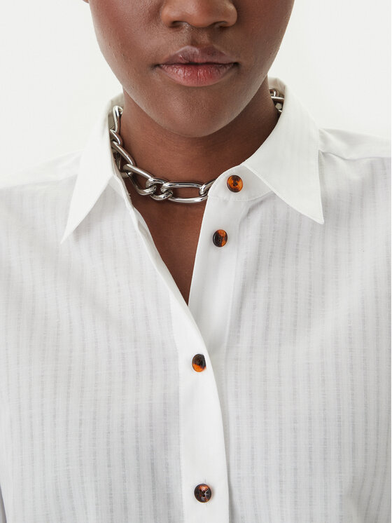 HUGO HUGO Särk Erigeron 50559507 Valge Relaxed Fit