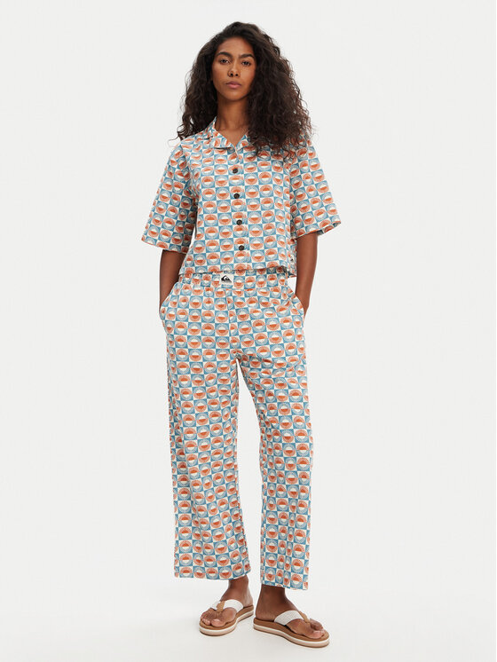 Quiksilver Quiksilver Kalhoty z materiálu Honolulu EQWNP03056 Barevná Regular Fit