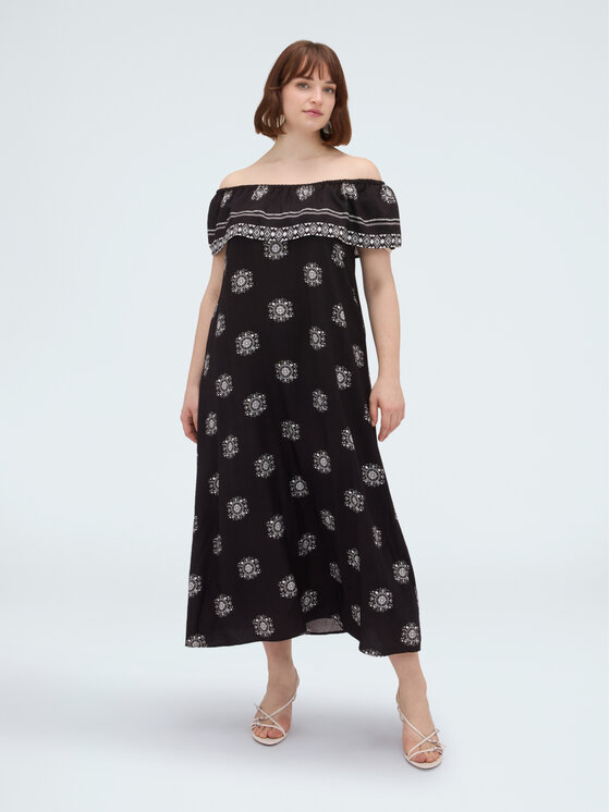 Fiorella Rubino Fiorella Rubino Abito da sera 7092T001777N0Z3 Nero A-Line Fit