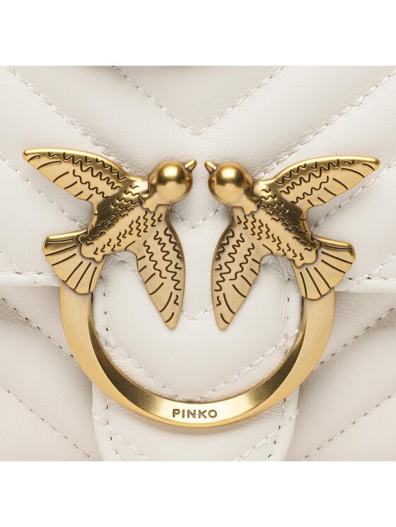 PINKO Pinko Дамска чанта Love One Mini Dc PE 23 PLTT 100074 A0GK Бял