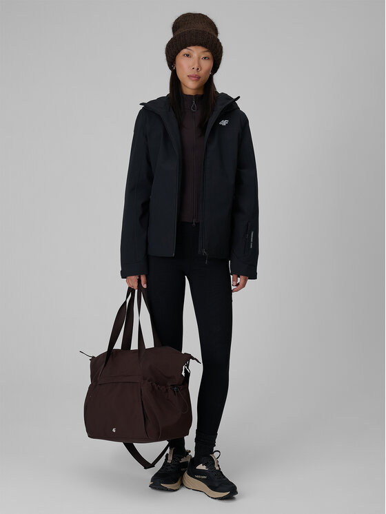 4F 4F Kurtka outdoor URBAN COMMUTER Czarny Regular Fit