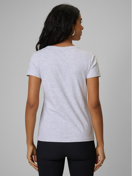 4F 4F T-Shirt NOS Szary jasny Slim Fit
