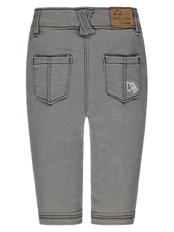 Kanz Kanz Jeansy 1832454-0017 Szary Basic Fit