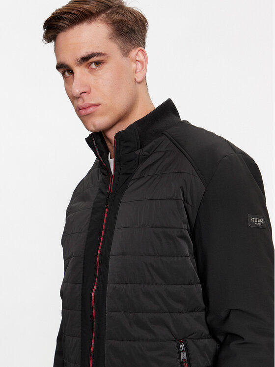 Guess Guess Kurtka przejściowa M3BL11 WFOO0 Czarny Regular Fit