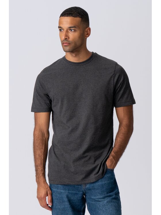 TeeShoppen TeeShoppen T-Shirt Organiczna koszulka Szary Regular Fit