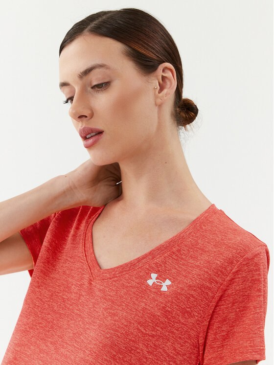 Under Armour Under Armour Tričko Tech Ssv - Twist 1258568 Červená Loose Fit