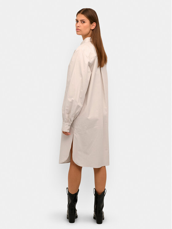 Karen by Simonsen Karen by Simonsen Φόρεμα πουκάμισο Madelaine 10104774 Μπεζ Relaxed Fit