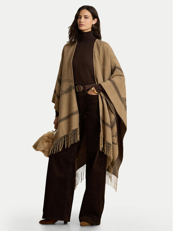 LAUREN RALPH LAUREN LAUREN RALPH LAUREN Pončas 454P23618004 Šviesiai ruda