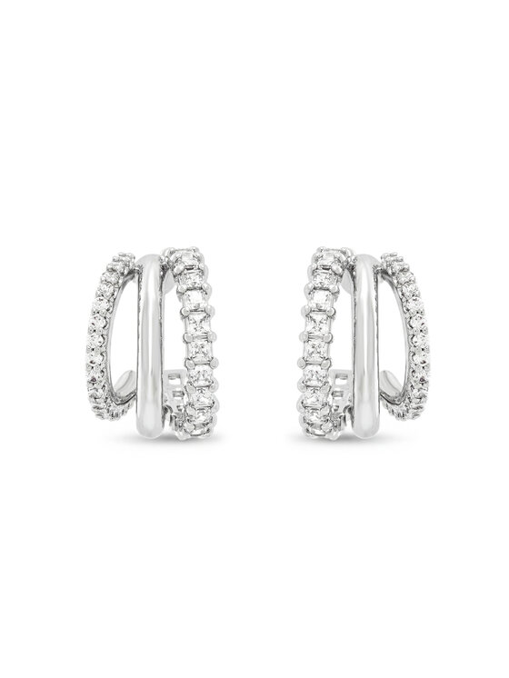 Swarovski Swarovski Kolczyki Hyperbola 5737110 Srebrny