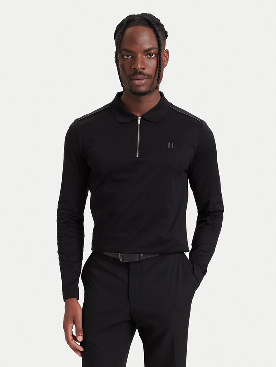 KARL LAGERFELD KARL LAGERFELD Polo 745002 564200 Czarny Regular Fit