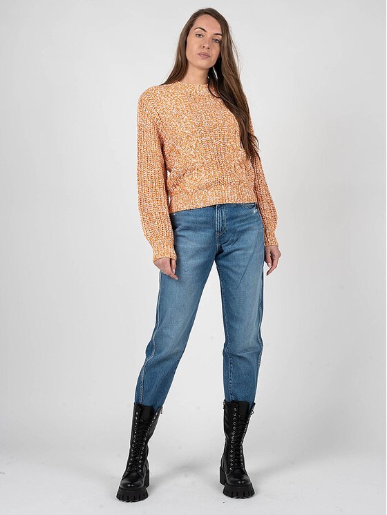 Silvian Heach Silvian Heach Sweter PGA22002MA Pomarańczowy Regular Fit