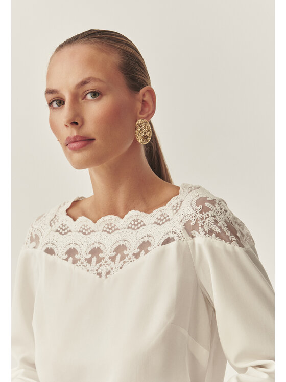 TATUUM TATUUM Halenka SARNA Krémová Classic Fit