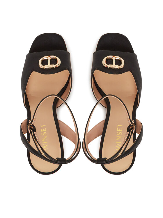 TWINSET TWINSET Sandalen 251TCP122 Schwarz