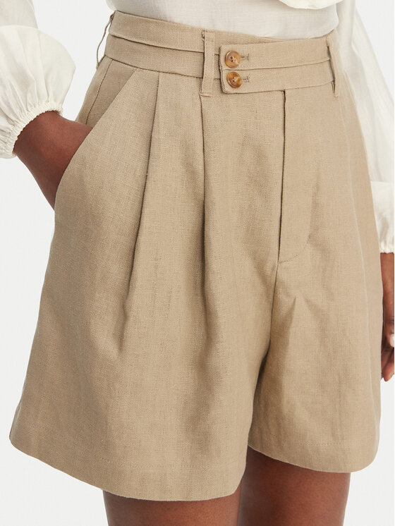 Eleh Eleh Bermudy SS260320 Béžová Relaxed Fit