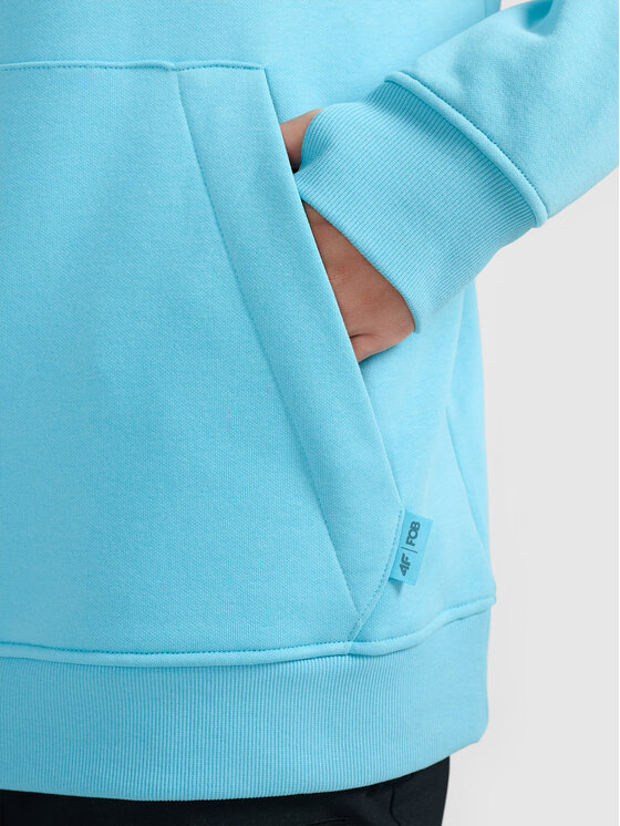4F 4F Felpa 4FWAW26TSWSF2665-32S Blu Active Fit