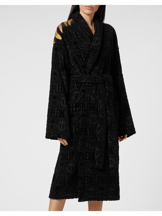 PHILIPP PLEIN PHILIPP PLEIN Szlafrok 1123 Czarny