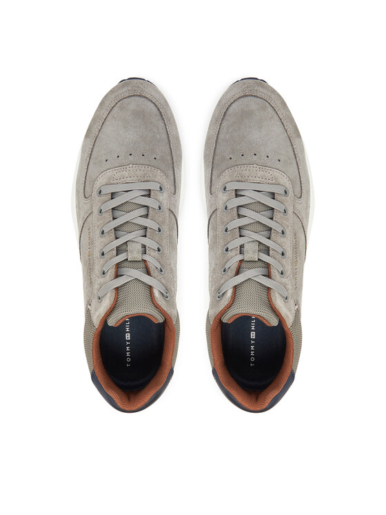 Tommy Hilfiger Tommy Hilfiger Снікерcи Premium Suede Hybrid FM0FM05690 Сірий