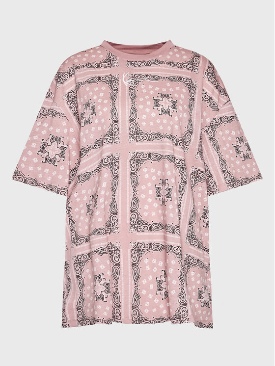 Karl Kani Karl Kani T-Shirt Small Signature Paisley 6130699 Różowy Relaxed Fit
