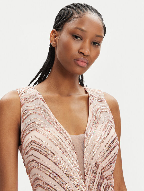 Fracomina Fracomina Abito da sera FQ24SD3029W66701 Rosa Slim Fit