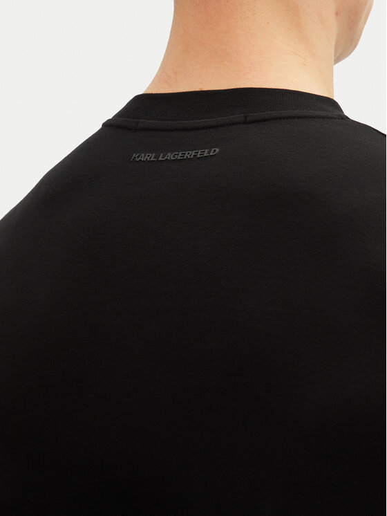 KARL LAGERFELD KARL LAGERFELD Majica 755750 500221 Črna Regular Fit
